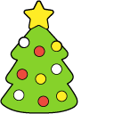 VSCO Girl Christmas Tree and Candy Cane cursor