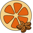 VSCO Girl Cinnamon and Orange cursor