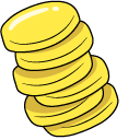 VSCO Girl Coins and Piggy Bank pointer