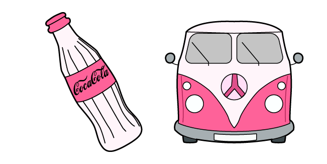 VSCO Girl Coke Bottle and Van