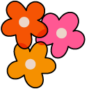 VSCO Girl Colorful Flowers pointer