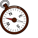 VSCO Girl Compass and Backpack pointer