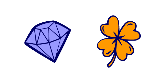 VSCO Girl Diamond and Clover