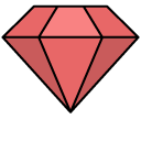 VSCO Girl Diamond and Ruby cursor