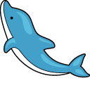 VSCO Girl Dolphin and Lemon Soda cursor