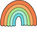 VSCO Girl Drawing Board and Rainbow cursor