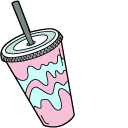 VSCO Girl Drink and Burger pointer