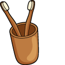 VSCO Girl Eco Bag and Toothbrush cursor