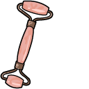 VSCO Girl Face Scraper Gouache and Roller Massager cursor