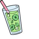 VSCO Girl Flamingo and Lemonade pointer