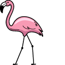 VSCO Girl Flamingo and Lemonade cursor