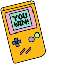 VSCO Girl Game Box and Rubik's Cube pointer