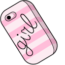 VSCO Girl Girly Phone and Bla Bla Speech Bubble pointer