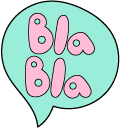 VSCO Girl Girly Phone and Bla Bla Speech Bubble cursor