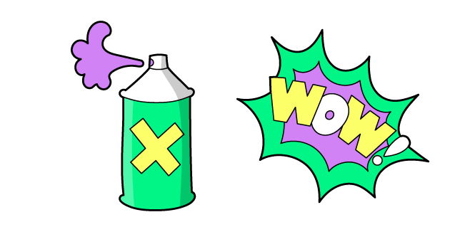 VSCO Girl Graffiti Spray and Wow