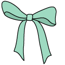 VSCO Girl Green and Yellow Bows pointer