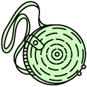 VSCO Girl Green Handbags cursor