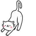 VSCO Girl Green Mug and White Cat cursor