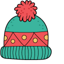 VSCO Girl Green Umbrella and Hat cursor