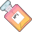 VSCO Girl Hair Bow and Perfume cursor