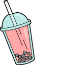 VSCO Girl Headphones and Bubble Tea pointer