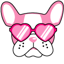 VSCO Girl Heart and Dog cursor