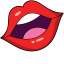 VSCO Girl Heels and Red Lips cursor