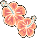 VSCO Girl Hibiscus and Palms pointer