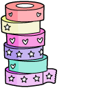 VSCO Girl Highlighter Pen and Tape cursor