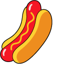 VSCO Girl Hotdog and Ketchup cursor