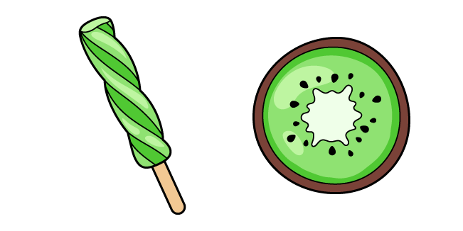 VSCO Girl Kiwi and Ice Cream