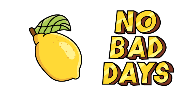 VSCO Girl Lemon and No Bad Days