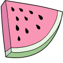 VSCO Girl Lip Balm and Watermelon cursor