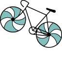 VSCO Girl Lollipop and Bicycle cursor