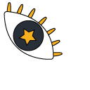 VSCO Girl Magical Eye and Crystal Ball pointer