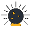 VSCO Girl Magical Eye and Crystal Ball cursor