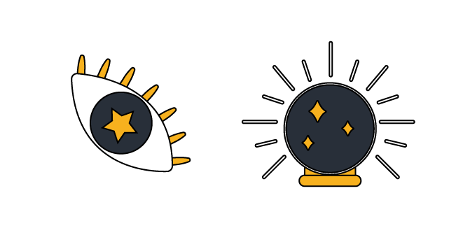 VSCO Girl Magical Eye and Crystal Ball