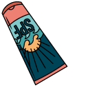 VSCO Girl Mango and SPF Cream pointer