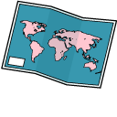 VSCO Girl Map and Tickets cursor