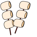 VSCO Girl Marshmallows and Mitts pointer