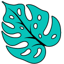 VSCO Girl Monstera and Wave Sun pointer