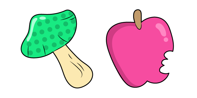 VSCO Girl Mushroom and Apple