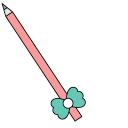 VSCO Girl My Diary and Pencil pointer