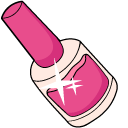 VSCO Girl Nail Polish and Slippers pointer