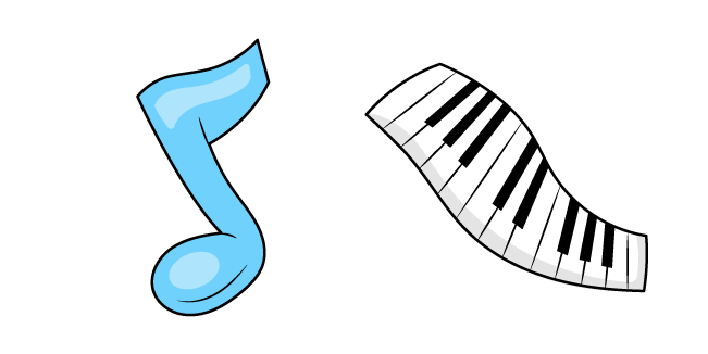 VSCO Girl Note and Piano