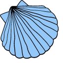 VSCO Girl Ocean Waves and Shell cursor