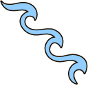 VSCO Girl Ocean Waves and Whale pointer