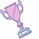 VSCO Girl Olympic Medal and Cup pointer