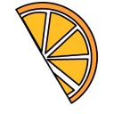 VSCO Girl Orange pointer