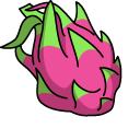 VSCO Girl Palm Leaf and Dragon Fruit cursor